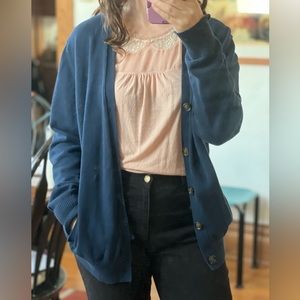 Gap navy cardigan